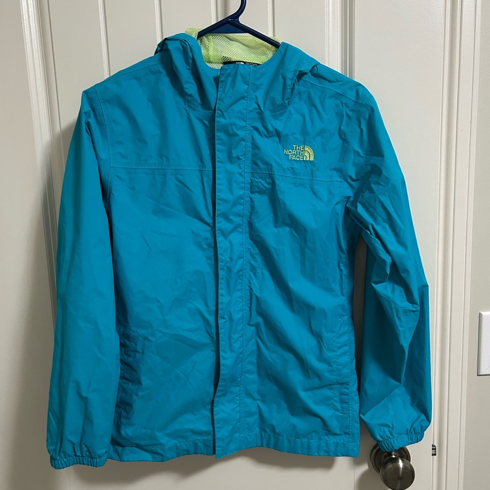The North Face Kids Teal spring coat